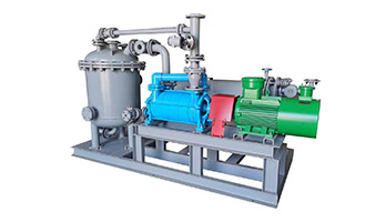 Corrosion resistant vacuum pump closed-loop system